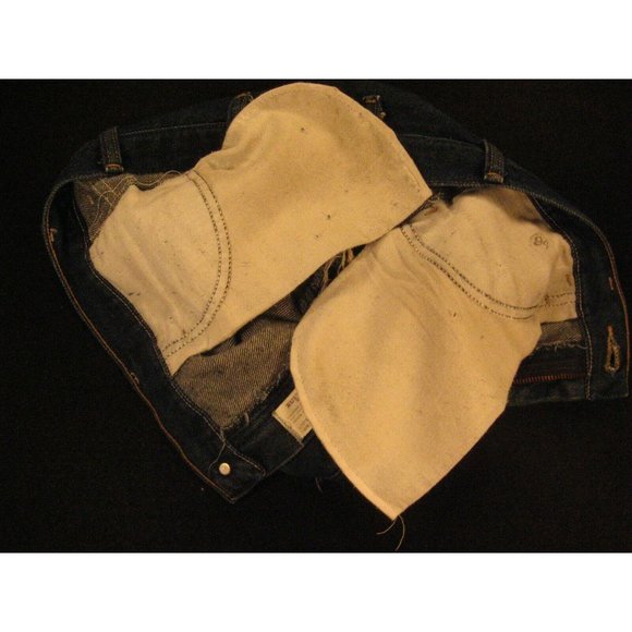 Rustler Womans CUTOFF JEANS SHORTS W 29 MEASURED Blue Denim Daisy Dukes - Picture 8 of 9